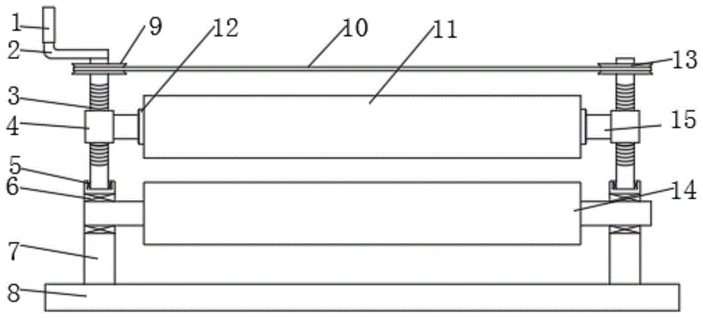 一種復(fù)卷機(jī)壓紙輥調(diào)節(jié)機(jī)構(gòu)的制作方法