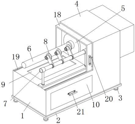 一種具有廢料回收功能的紙管加工用分切機的制作方法